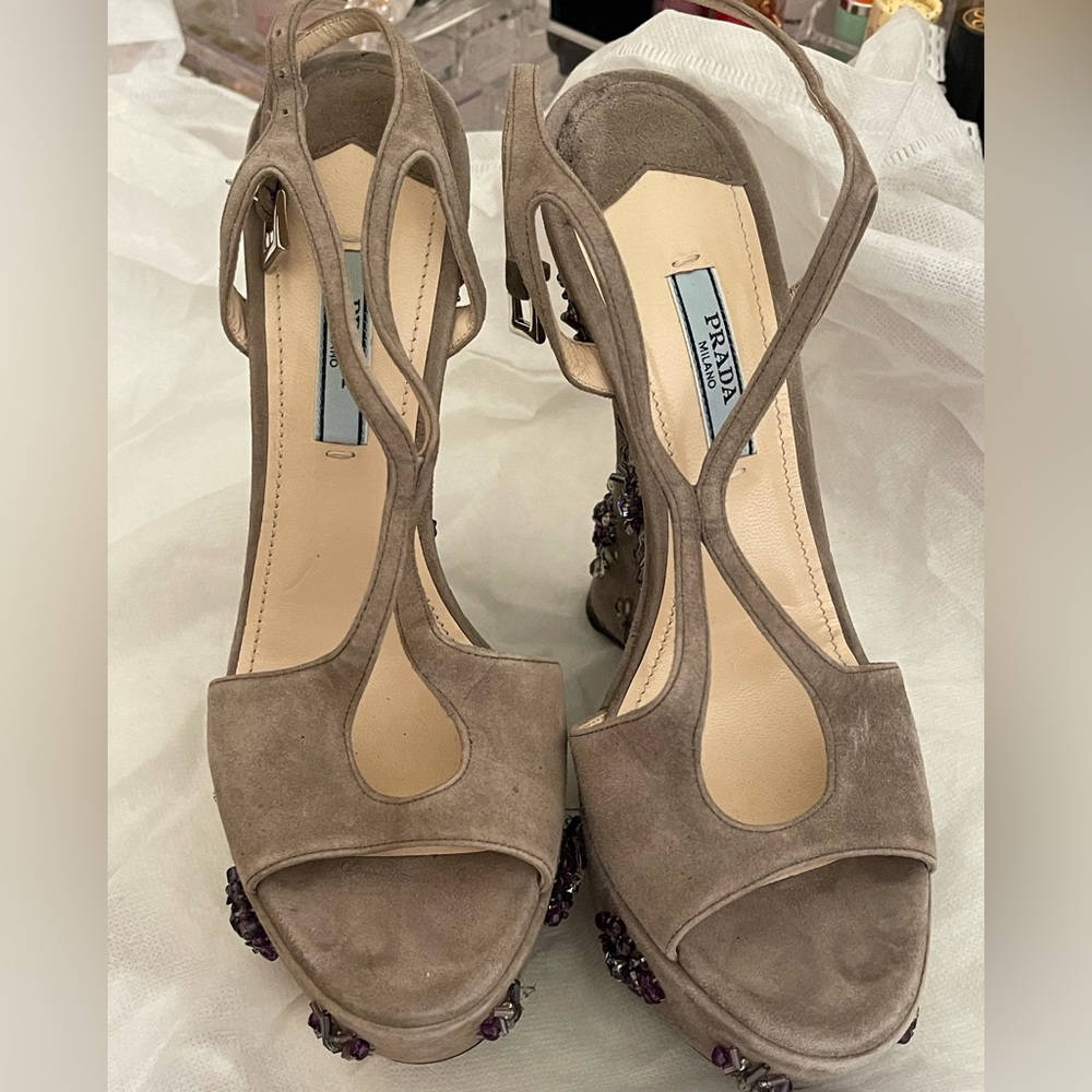 PRADA Wedges 🤎🪻 - Picture 13 of 15